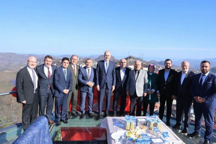 Numan Kurtulmuş seyir terası ve sosyal tesis açtı -