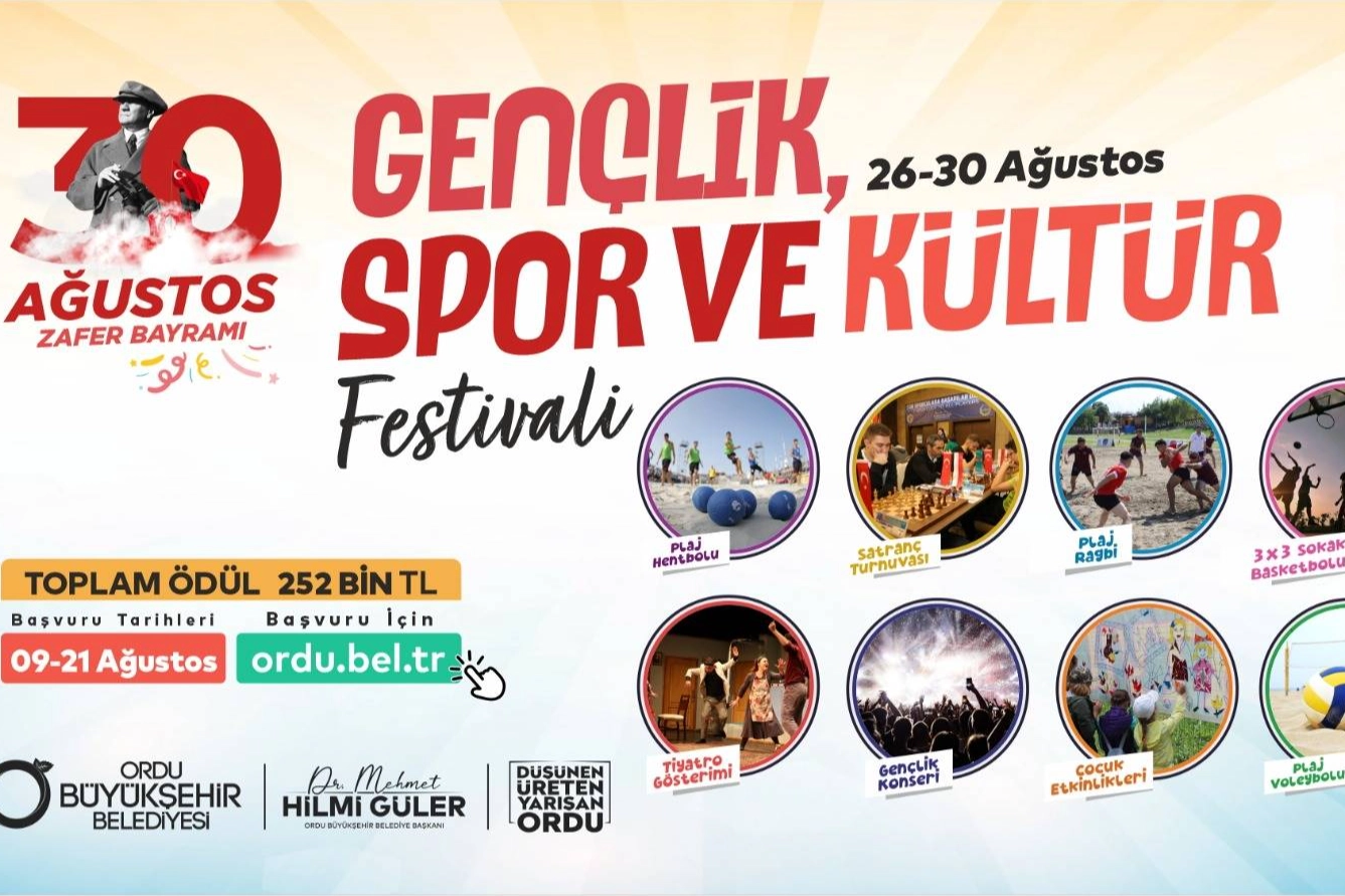 Ordu'da spor ve kültür festivali birarada -