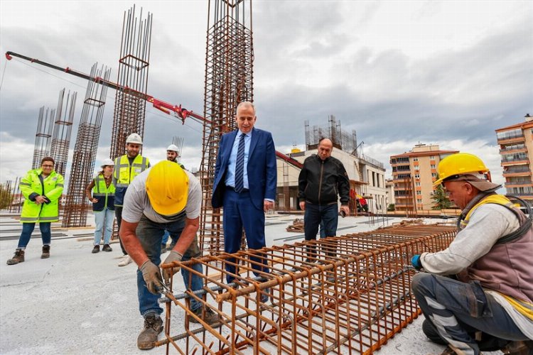 Örnek tesis inşası tüm hızıyla devam ediyor -