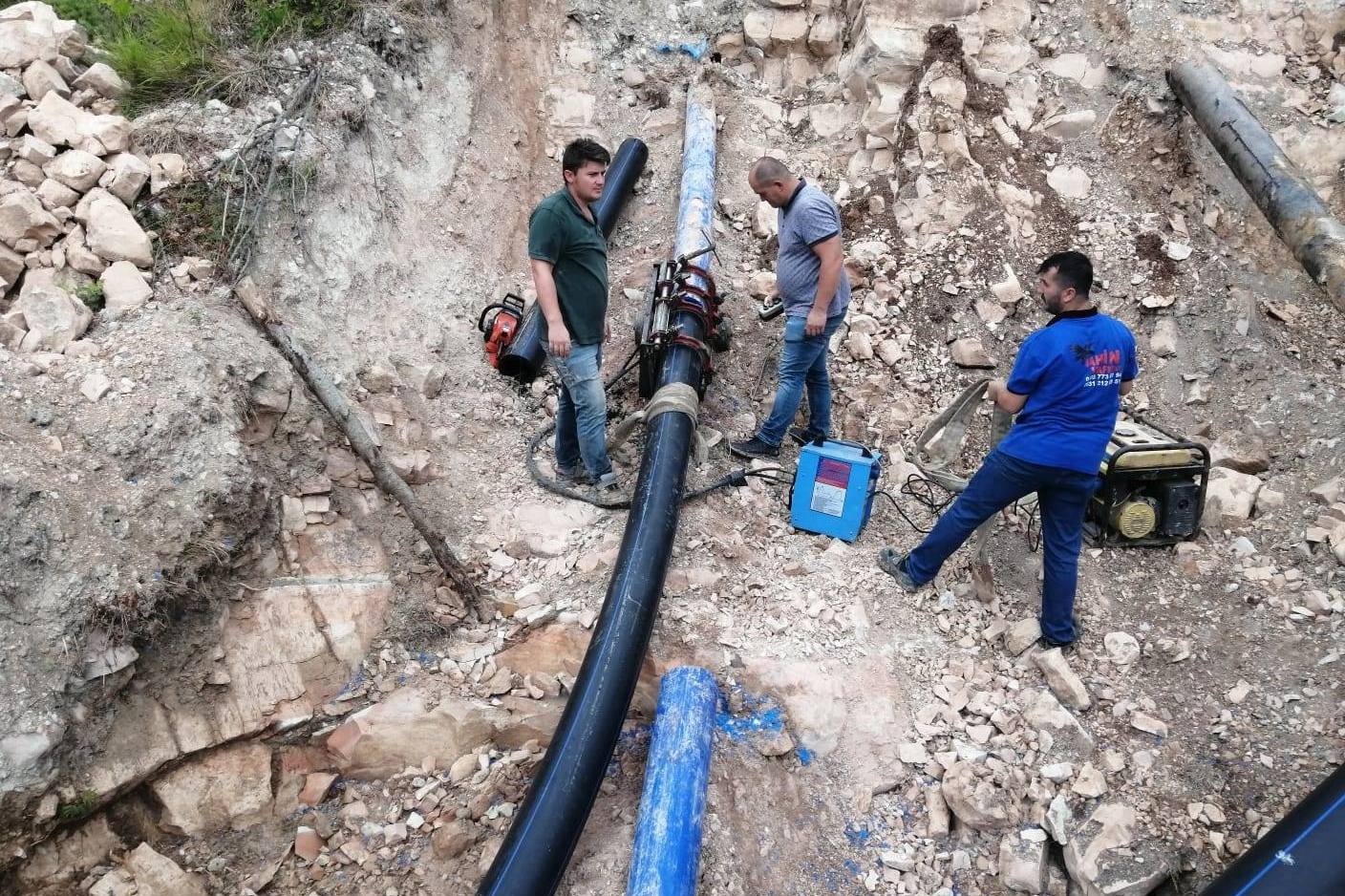 Perşembe’nin içme suyu ana isale hattını yenilendi -