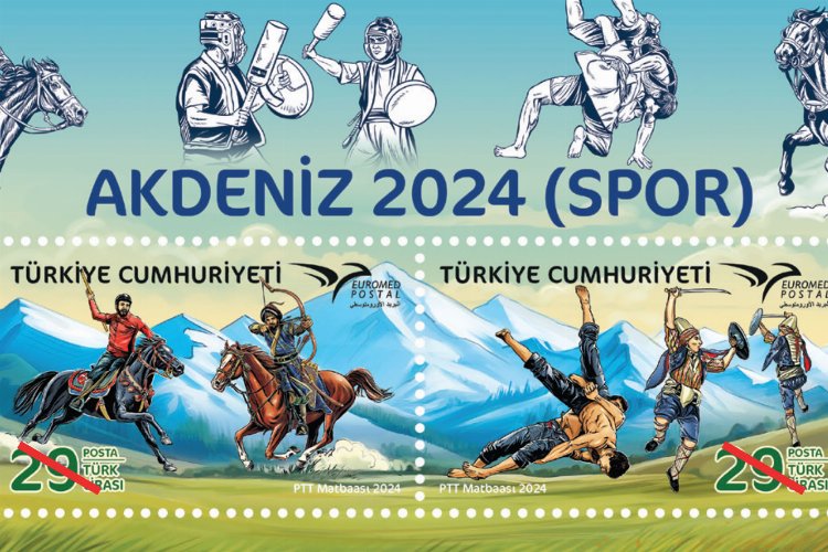 PTT'den 'Akdeniz 2024'e özel anlam pulu -