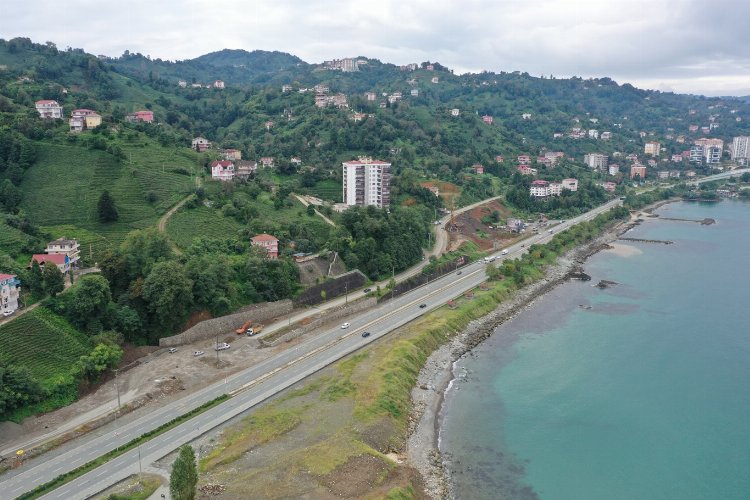 Rize otobüs terminalinde çalışmalar sürüyor -