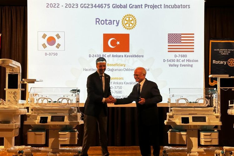 Rotary'den tıbbi cihaz bağışı -