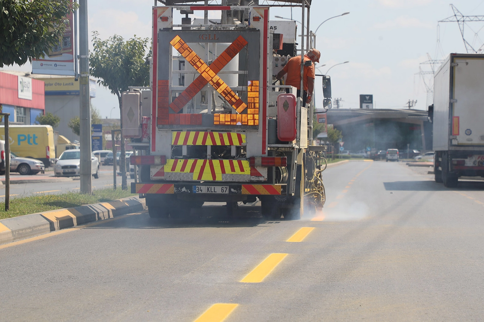 Sakarya YOLBAK ekiplerinden 'güvenli çizgi'leri yeniledi -