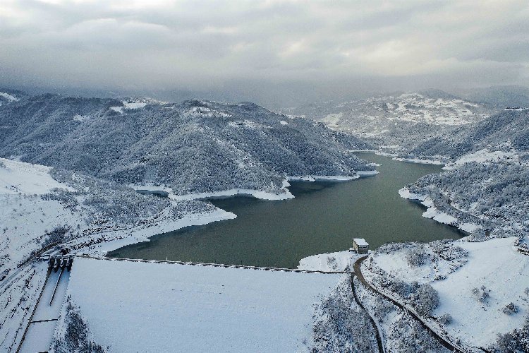 Samanlı Dağları ve Yuvacık Barajı beyaza büründü -