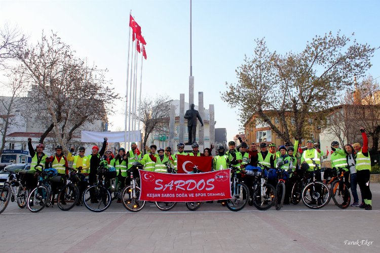 SARDOS Şehitlere saygı için yola çıkıyor -