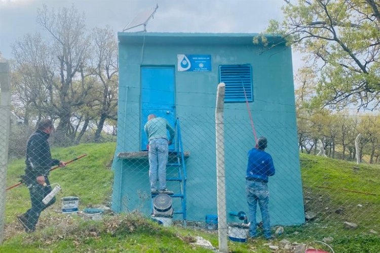 Sarınasuhlar’da içme suyu deposuna MASKİ bakımı -