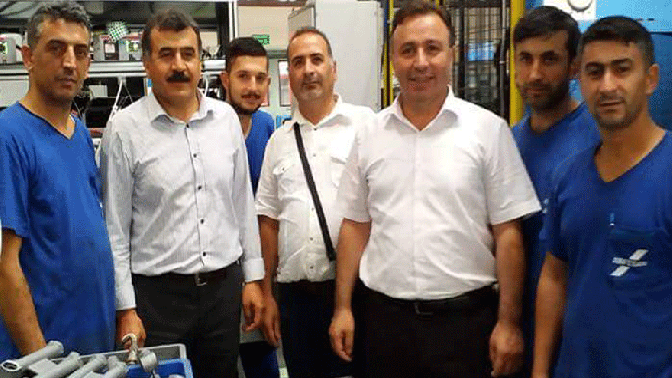 SENDİKA BAŞKANLARI ÜYELERİNİ ZİYARET ETTİ