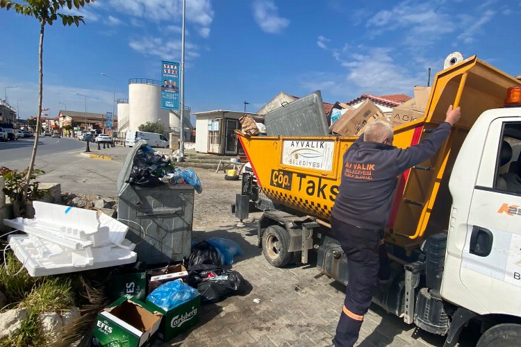 Sezon öncesi Ayvalık'ta detaylı temizlik -