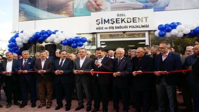 ŞİMŞEKDENT DİŞ POLİKLİNİĞİNE GÖRKEMLİ AÇILIŞ