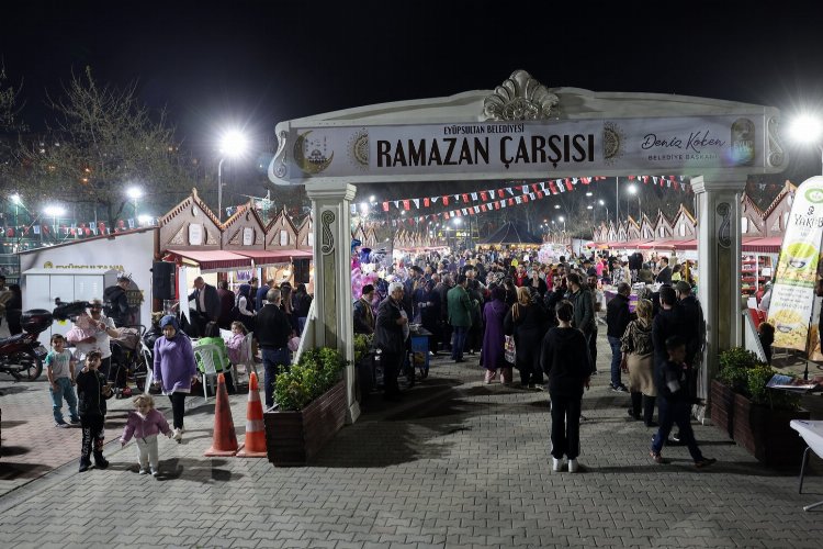 İstanbul Eyüpsultan'da Ramazan Çarşısı ilgisi -