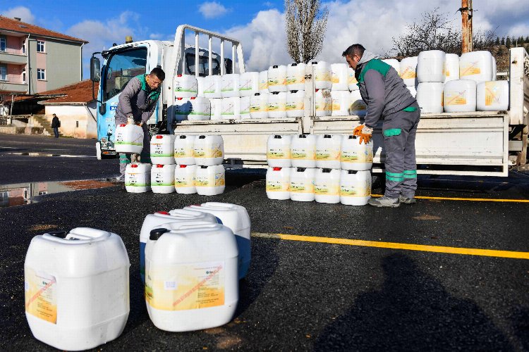 Sıvı gübre desteği çiftçinin ilacı oldu -