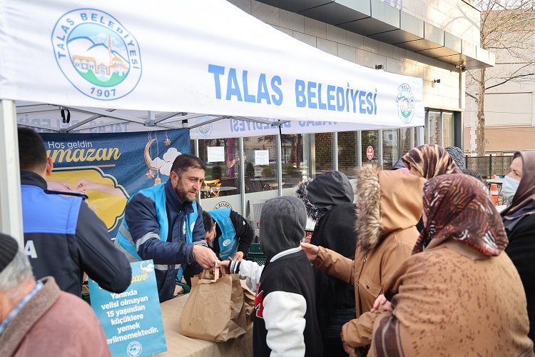 Talas'ta “Biz pişirelim, siz ulaştırın