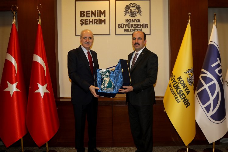 TBMM Başkanı Kurtulmuş'tan Konya'ya nezaket -