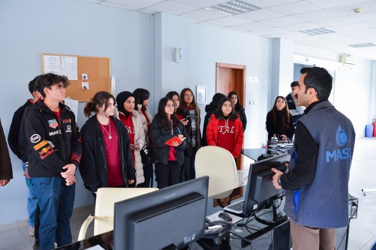 Tecde Anadolu Lisesi öğrencilerinden MASKİ'ye ziyaret -