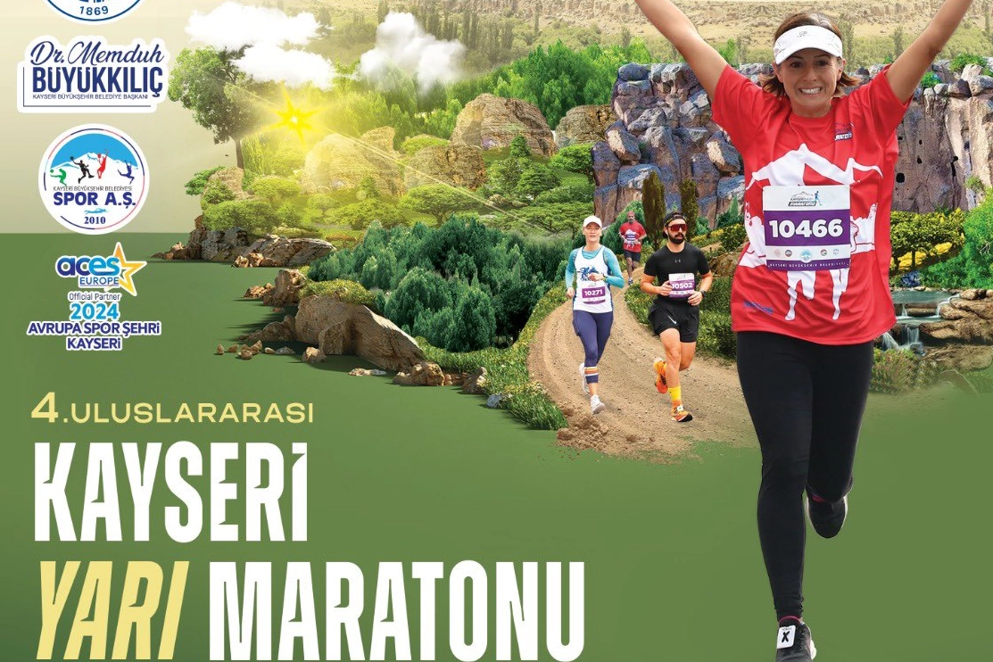 4’üncü Uluslararası Kayseri Yarı Maratonu'nda geri sayım başladı -