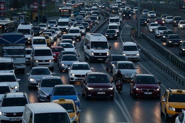 66 bin 567 adet taşıt trafiğe çıktı -