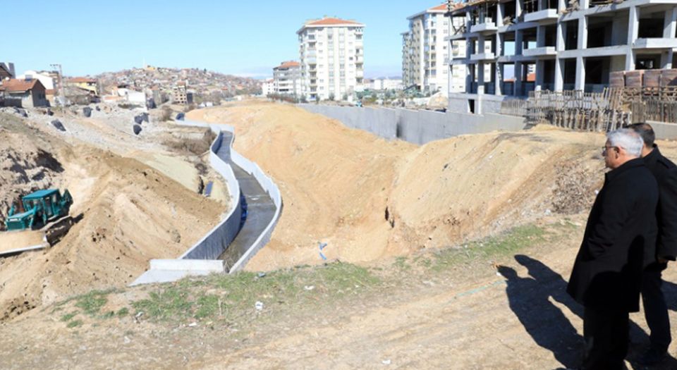 Malatya Derme Deresi'nde çevre düzenlemeleri başladı