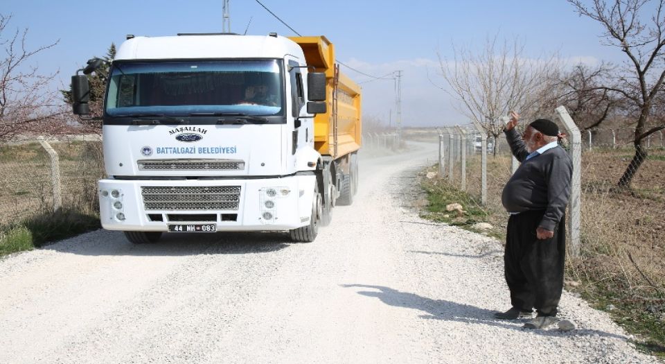 Malatya Battalgazi'nin kırsalı asfaltlanıyor