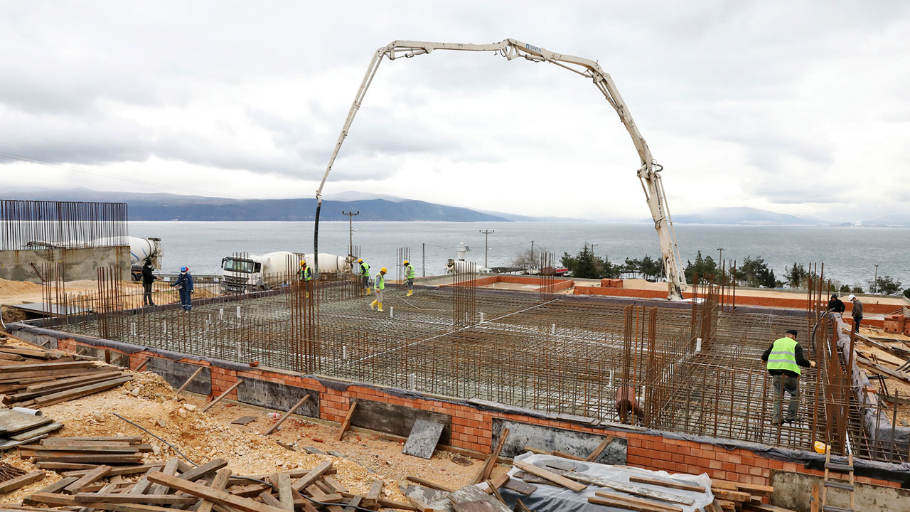 Mudanya Yıldıztepe'deki projede ilk bloğun temel betonu atıldı