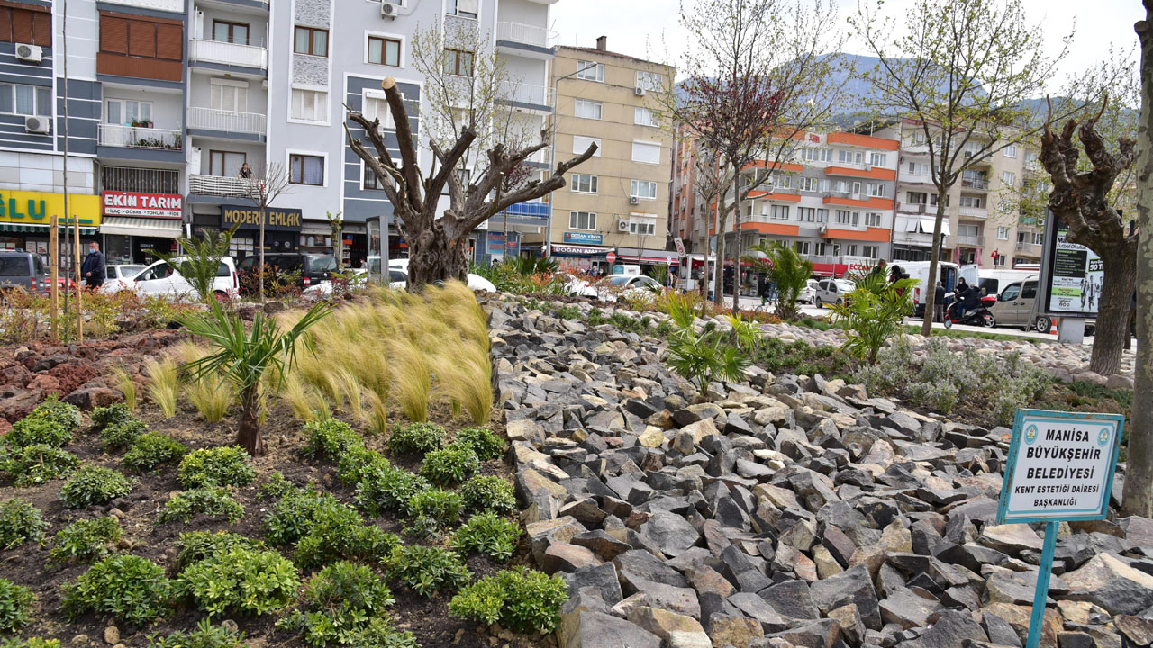 Manisa'da 'kaya bahçesi' peyzajı