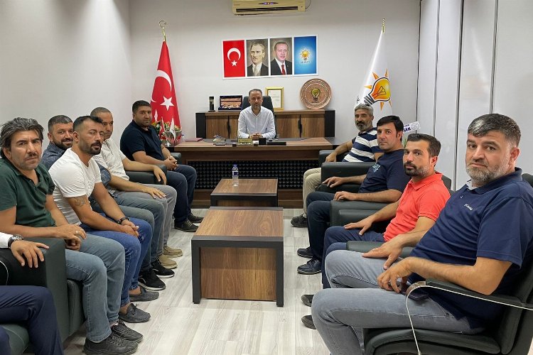 Adıyaman'da İGC yönetiminden AK Parti'ye 'hayırlı olsun' ziyareti -