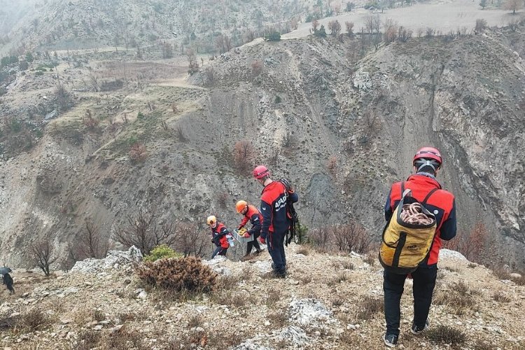 AFAD ekiplerine Adıyaman'ın sarp kayalıklarında eğitim -