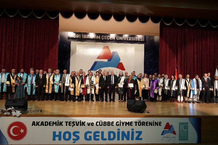 Ağrı İbrahim Çeçen Üniversitesi'nde Akademik Teşvik Ödülleri sahiplerini buldu -