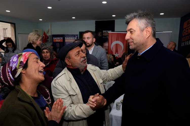 Ak Parti Seçim İrtibat Bürosu açılışında İlhan Ocaklı’ya yoğun ilgi -