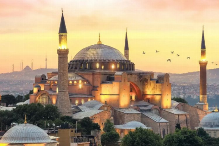 AK Partili belediyeler Gazze için Ayasofya'da buluştular -