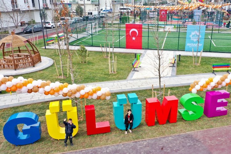 Aksaray'da 'Gülümse Park' açıldı