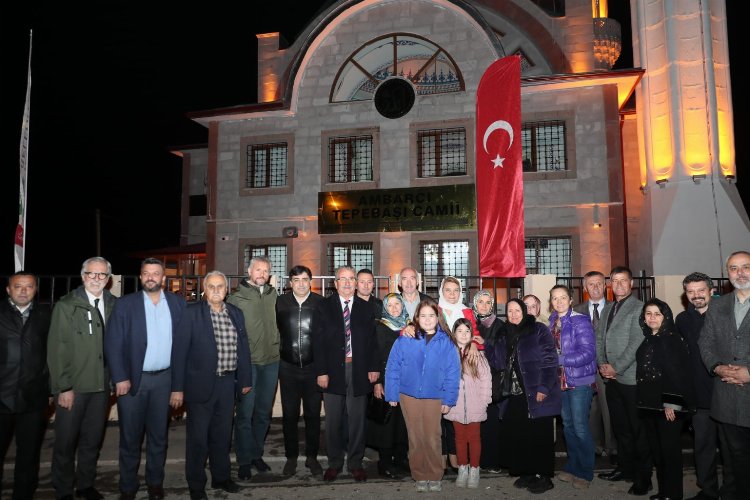 Ambarcı Tepebaşı Camii Kadir Gecesi'nde dualarla açıldı -