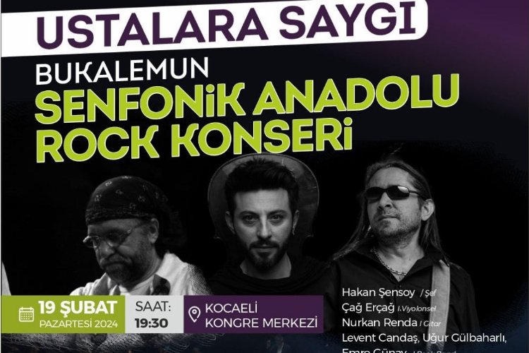 Anadolu Rock’un ustalarına 'senfonik' saygı konseri -