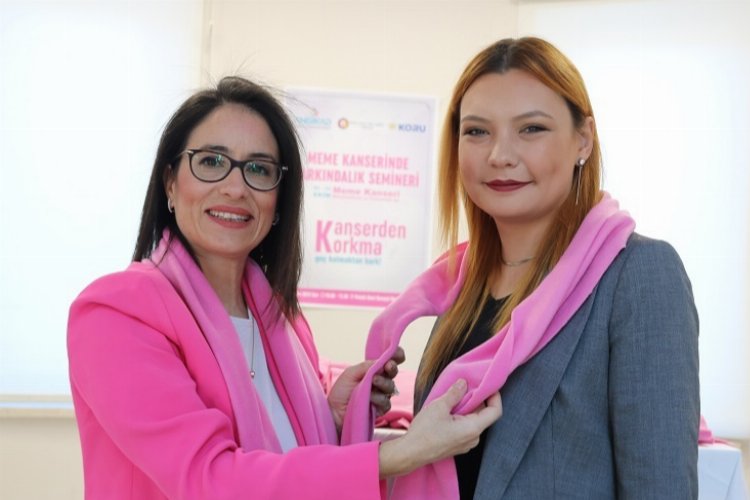 ANGİKAD'dan 'pembe atkı' farkındalığı -