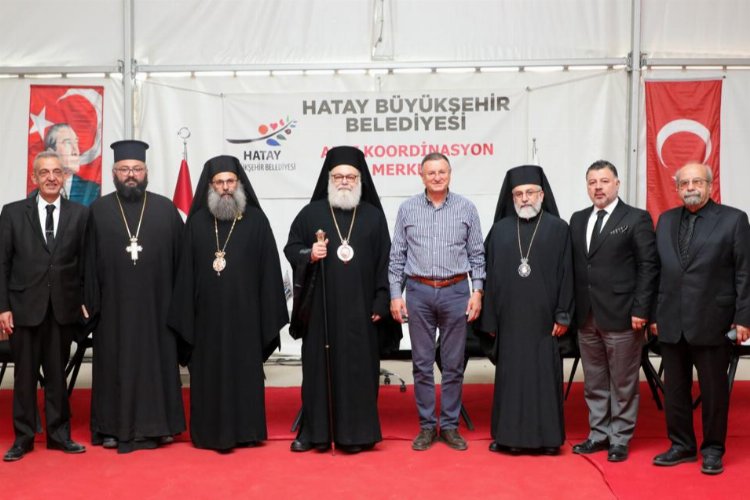 Antakya ve Tüm Doğu Patriği'nden Hatay Büyükşehir'e ziyaret -