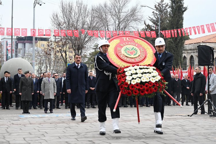 Atatürk’ün Malatya’ya gelişinin 93. yılı için tören yapıldı -