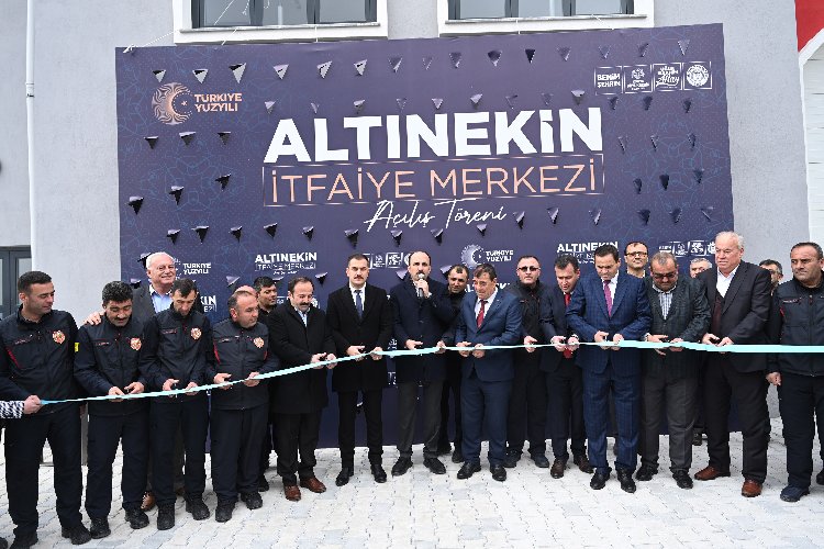 Başkan Altay itfaiye merkezi açılışına katıldı -