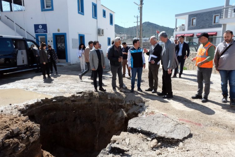 Başkan Aras'tan alt ve üst yapı çalışmalarına yakın mercek -