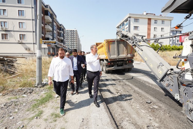 Başkan Çalık çalışmaları yerinde inceledi -