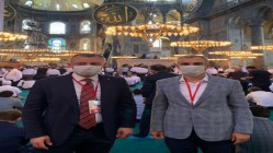 BAŞKAN ÇİFTÇİ CUMA’YI AYASOFYA’DA KILDI