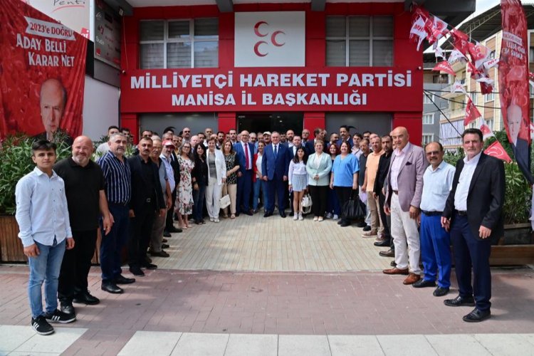 Başkan Ergün, MHP il teşkilatı ile bayramlaştı -