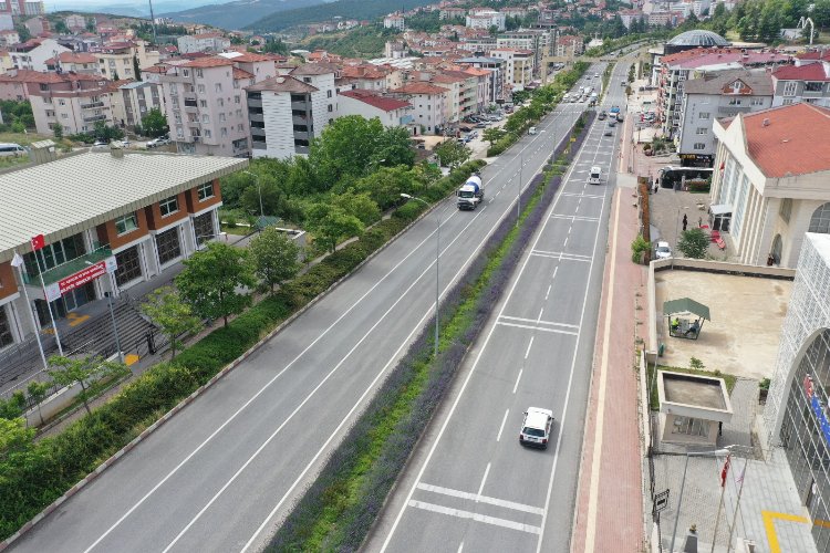 Bilecik’in her köşesi çiçeklerle süsleniyor -