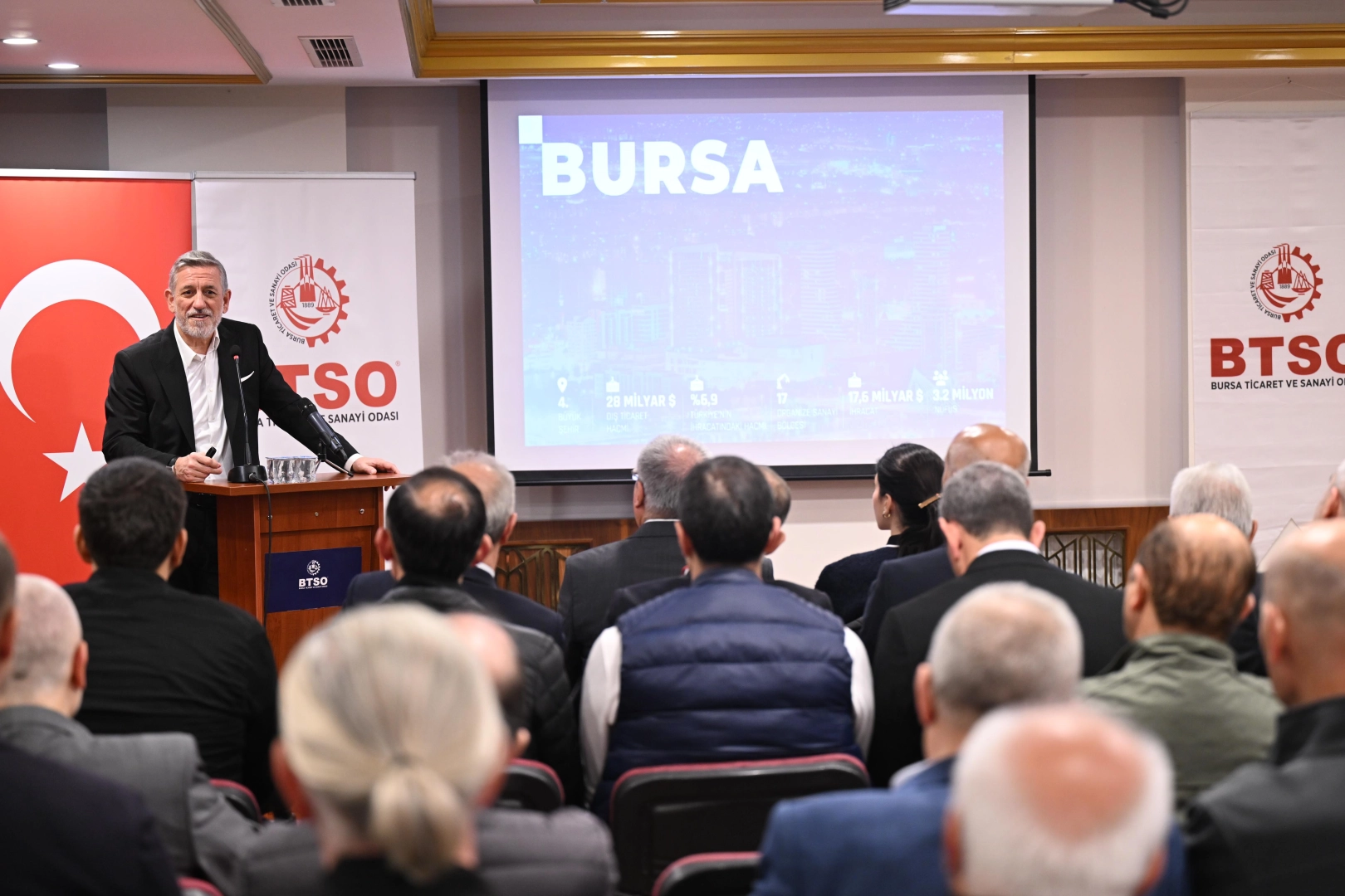 BTSO Başkanı İbrahim Burkay Tarihi Çarşı ve Hanlar Bölgesi Üyeleriyle Buluştu -