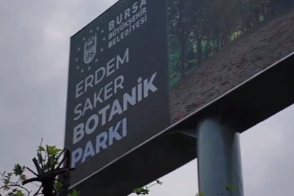 Bursa'da Erdem Saker'in adı Botanik Park'ta ölümsüzleştirildi -