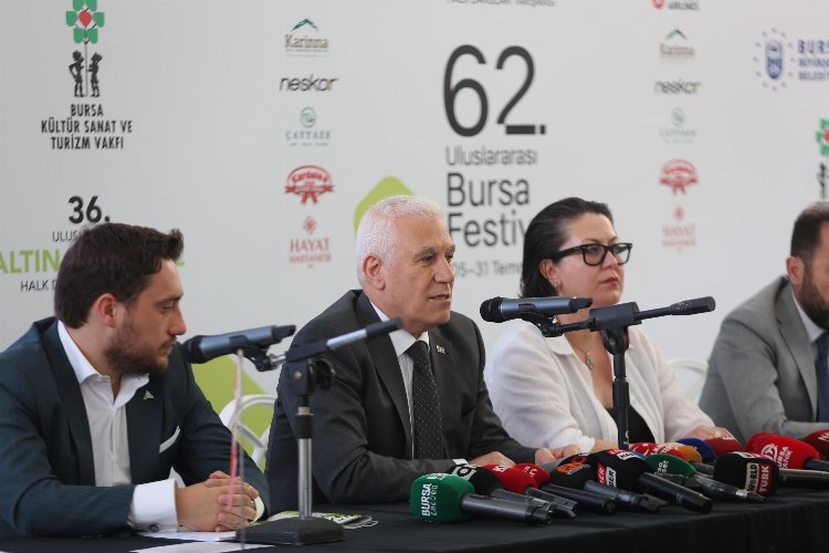 Bursa'da festival zamanı -