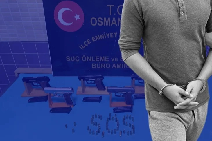 Bursa’da silah operasyonu! Ev değil cephanelik -