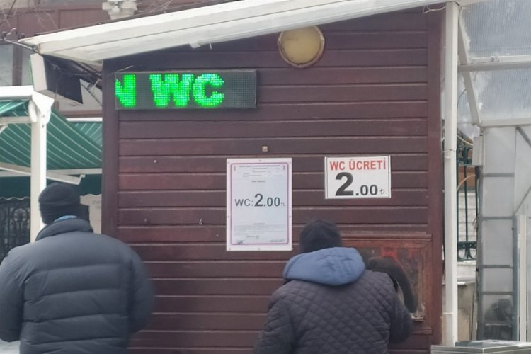 Bursa'da WC'ler de zamlanıyor -