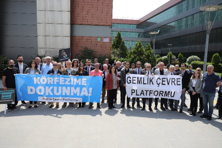 Bursa Gemlik'te 'Körfezime Dokunma' yargıya taşındı -