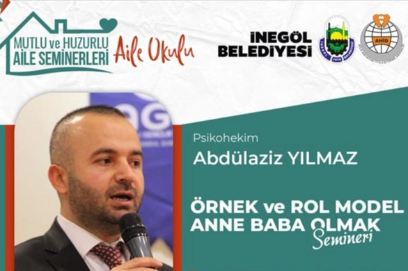 Bursa İnegöl'de 'Aile Okulu'nda bu hafta: Örnek ve Rol Model Anne Baba Olmak -