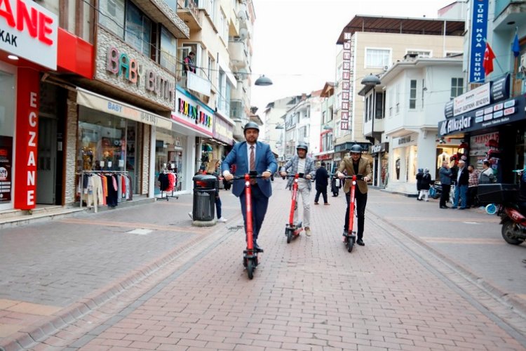 Bursa İnegöl’de E-Scooter uygulaması başladı -